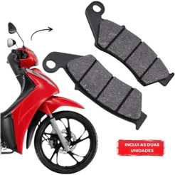 Pastilha de Freio Dianteira FA125 Honda Biz 125 NXR Bros 150 160 XRE 190 XRE 300 Falcon 400 Tmac