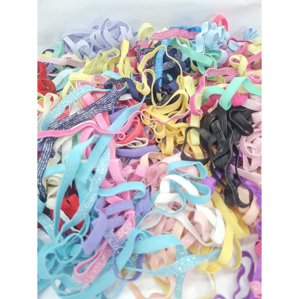 350g = aprox 140 metros Elástico Liso e Lurex 7mm Segunda Linha sem escolha de cores para encadernação Mix Cores 9562 — imagem 2 de 2