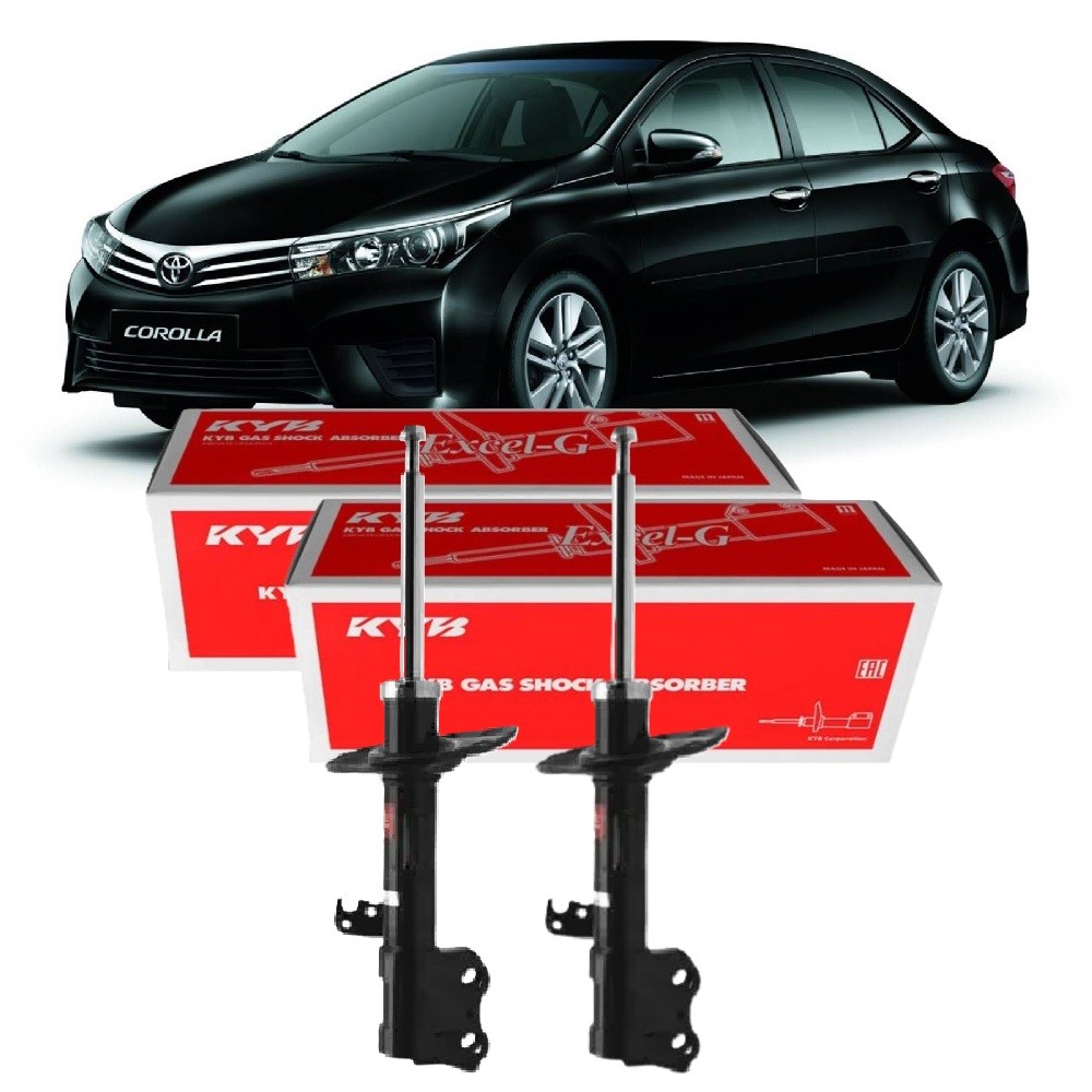 PAR AMORTECEDOR DIANTEIRO TOYOTA COROLLA 2015 ATÉ 2019 em Oferta na Shopee