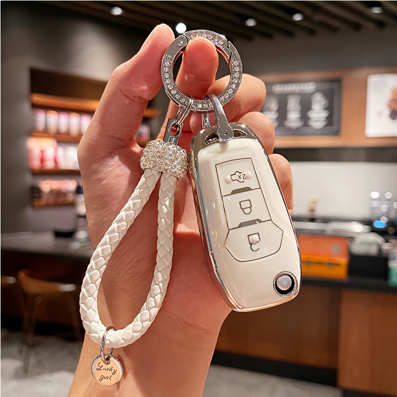 Para Ford Figo 2017 Mondeo 5 Ecosport Puma 2020 Fiesta Mk8 Everest Ranger 3 Botões Novo TPU Capa Chave Remota De Carro S em Oferta na Shopee