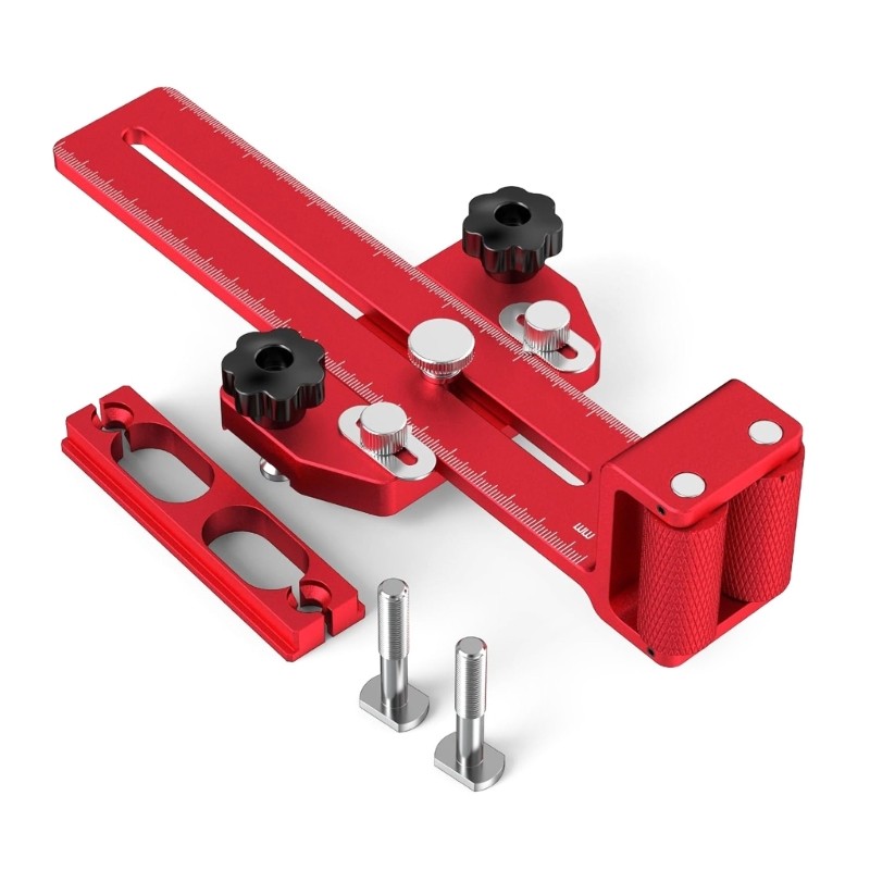 Estone T Track Woodworking Thin Rips Jig Para Operações Tombamento Precisão Mesa