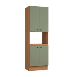 Kit Forno Kappesberg Pixel 4 Portas Canela/Verde Frevo 70cm
