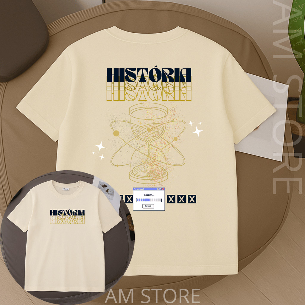 camiseta camisa 100% algodão estampada profissão curso facudade historia — imagem 2 de 2
