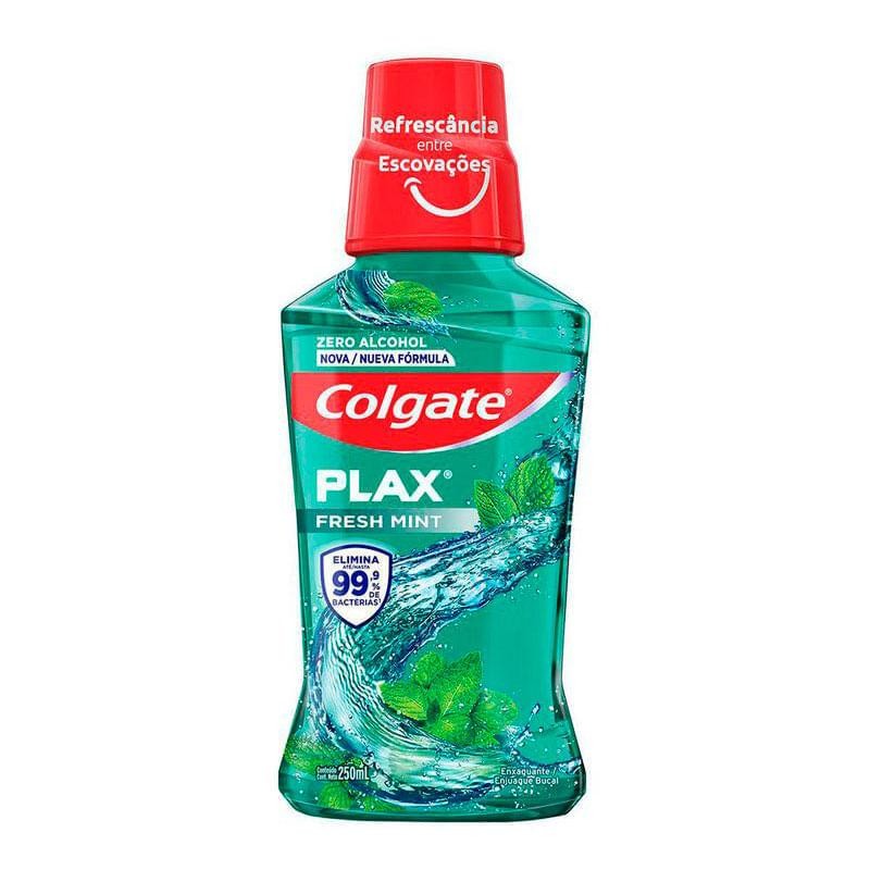 Enxaguante Bucal Colgate Plax Fresh Mint 250ml em Oferta na Shopee