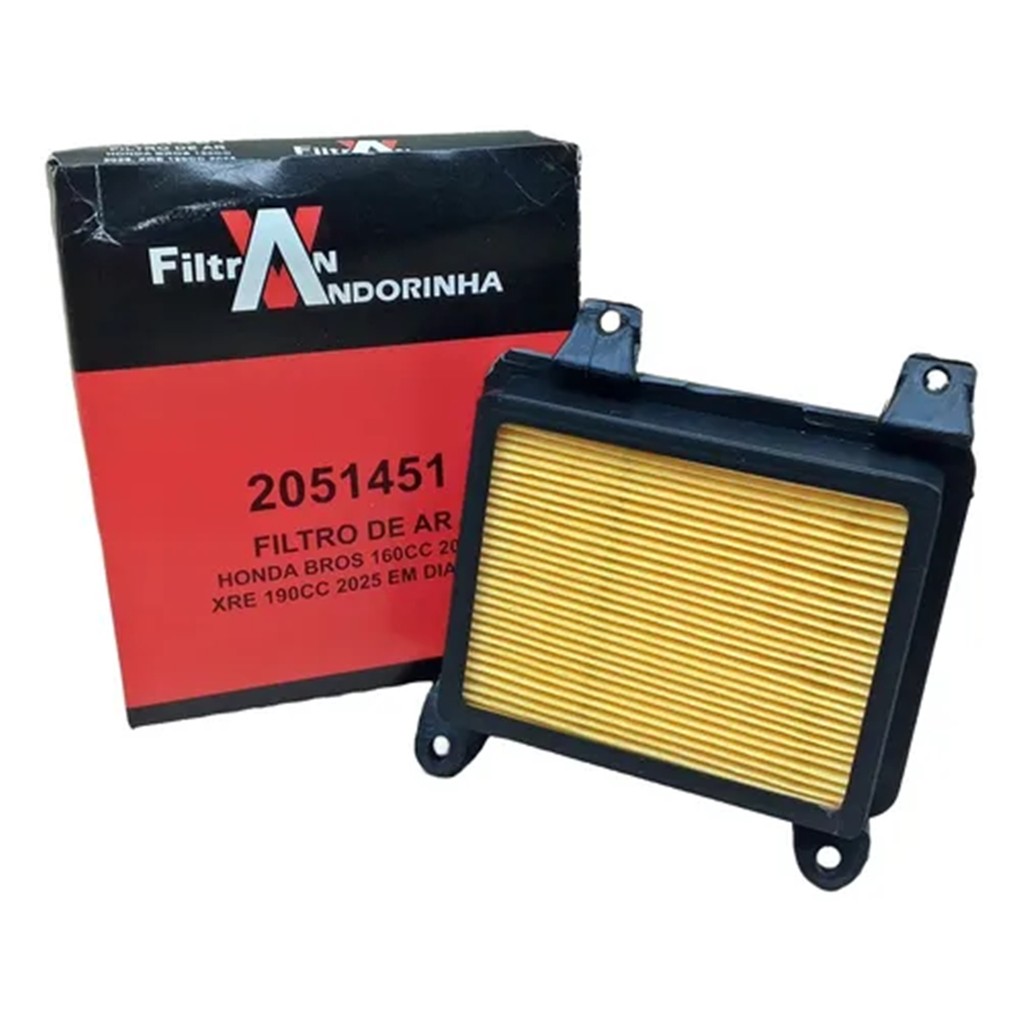 ELEMENTO FILTRO DE AR FILTRAN HONDA BROS 160 2025 / XRE 190 2025 EM DIANTE em Oferta na Shopee