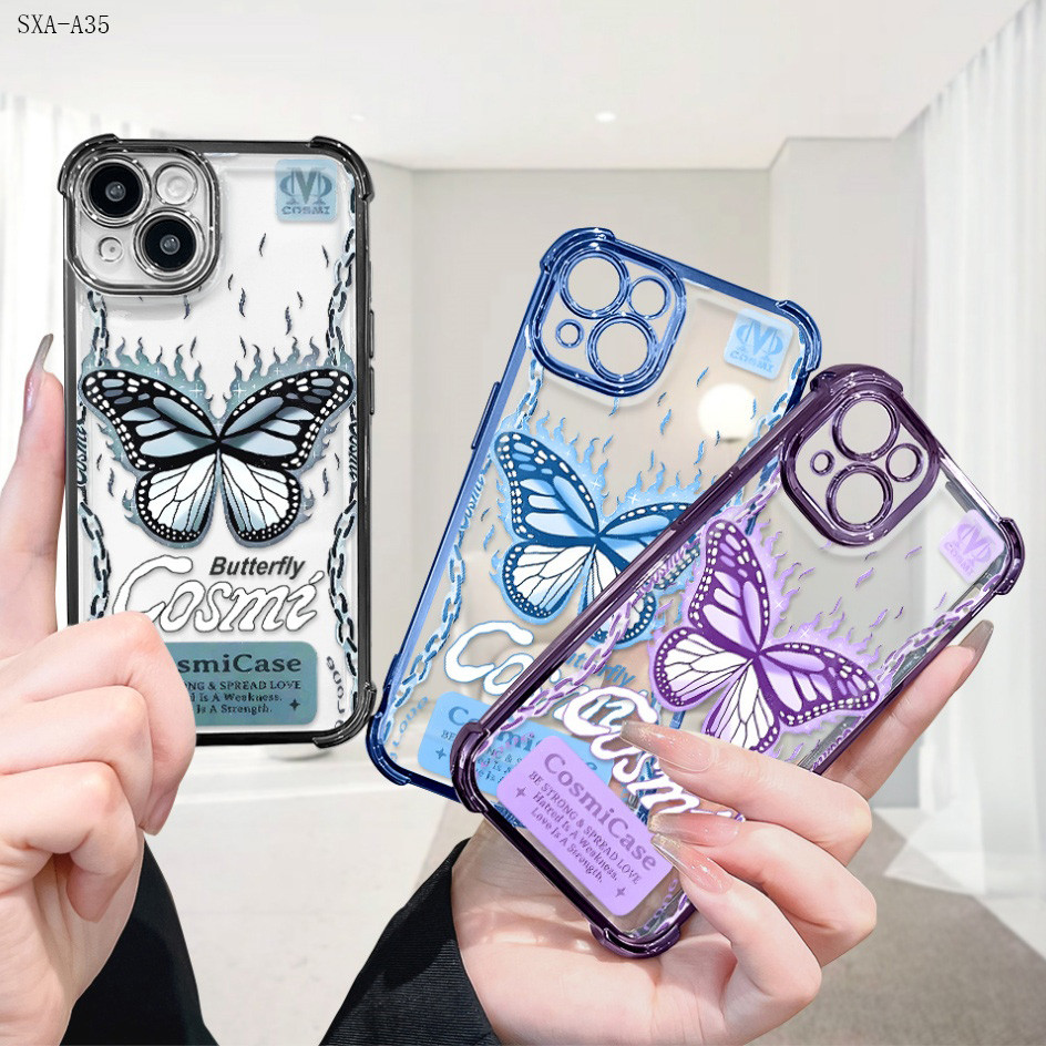 Capa Para Samsung Galaxy A35 A34 A32 A31 A30 A25 A23 A22 A21S A50 A30S A51 A52 A52S A53 4G 5G Capinha Silicone 0670 FS