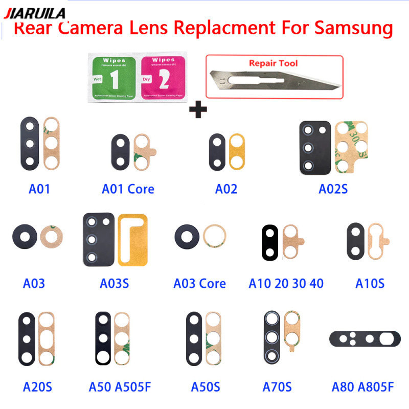 Para Samsung A10 A20 A30 A40 A50 A70 A70S A80 A01 A01 Core A02 A02S A11 A21 A31 A31S A41 A51 A71 A12 A10S Lente De Vidro