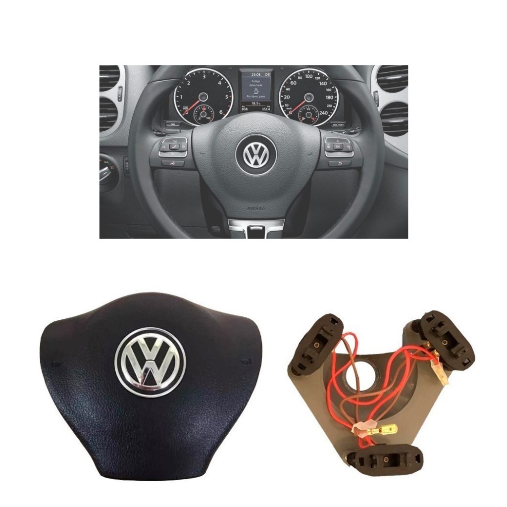 TAMPA PARA VOLANTE REPARO DO AIRBAG AMAROK POLO GOL SAVEIRO FOX TAMPA BUZINA