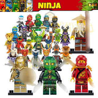 Mini bonecos, brinquedos de blocos de construção Ninja, presentes de aniversário em Oferta na Shopee