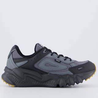 Tênis Fila Venture Tracer 2 Preto e Cinza em Oferta na Shopee