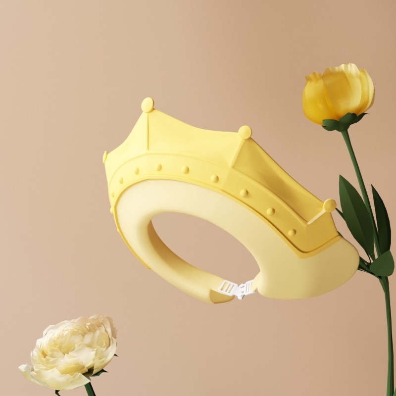 Alilin Touca De Banho Para Bebês , Capa À Prova De Vazamentos , Lavável , Personalizável , Acessório De Lavagem Crianças