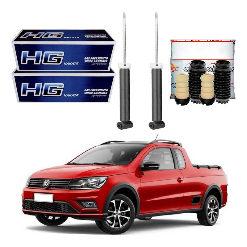 Kit Amortecedor Traseiro, Saveiro G7 1.6 2017 A 2020 em Oferta na Shopee