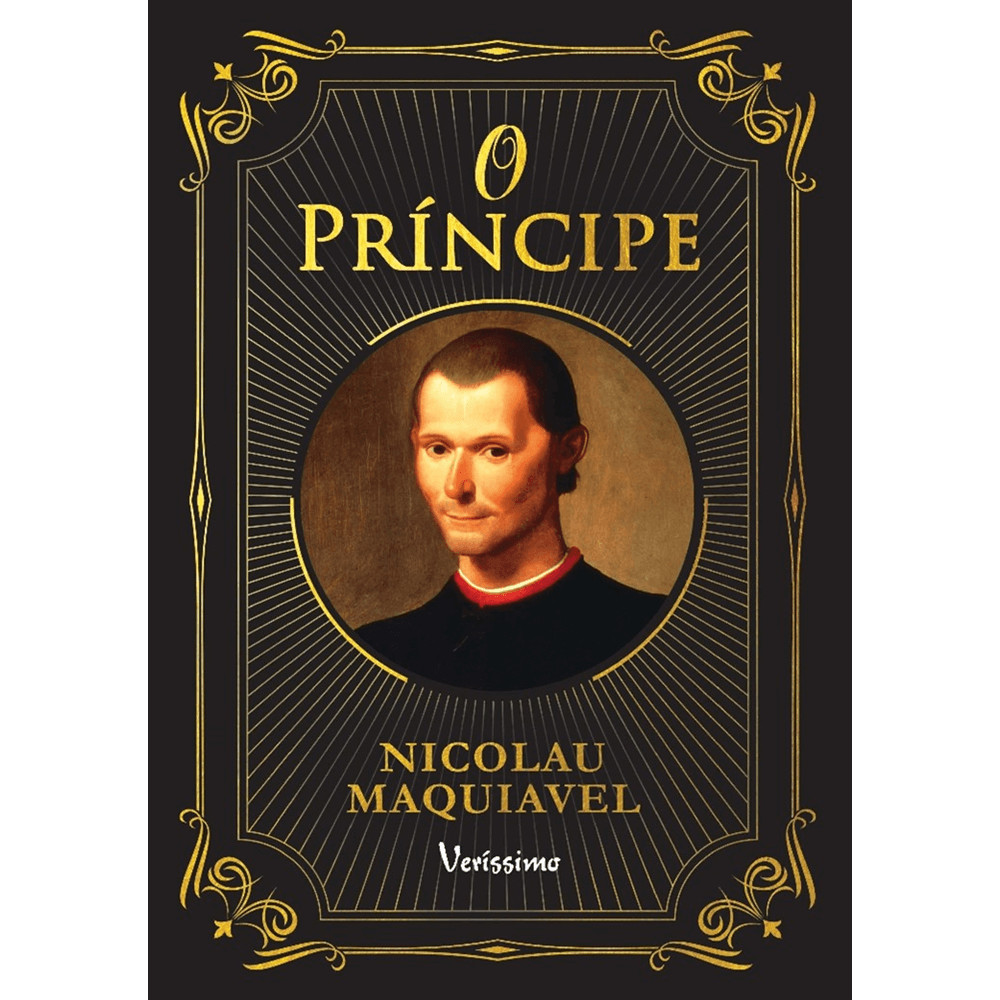 Capa do livro Livro - O príncipe - capa dura - por Nicolau Maquiavel - Editora Veríssimo