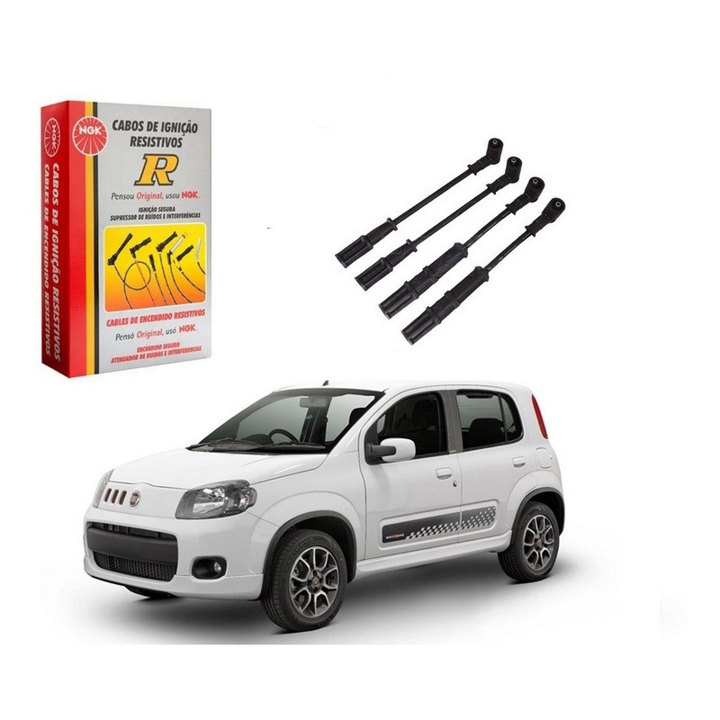 Cabo De Vela Ngk Uno 1.4 8v Evo 2010 A 2016 em Oferta na Shopee