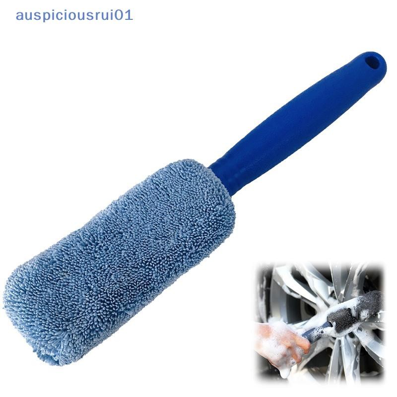 1 Peça Ferramentas De Limpeza De Lavagem Automática Roda De Carro Portátil Microfibra Pneu Aro Escova Para Com Alça De P
