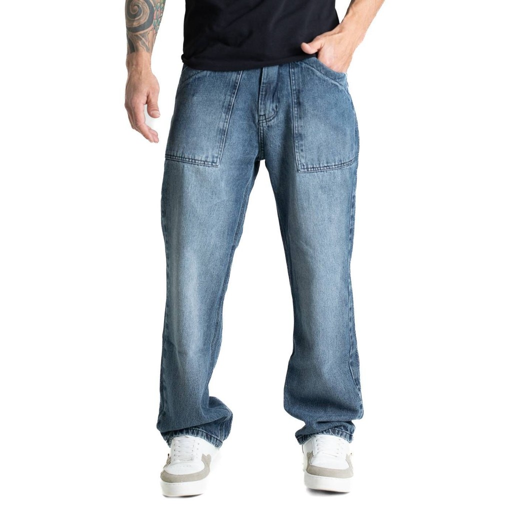Calça Jeans Sawary Baggy - 281048 em Oferta na Shopee