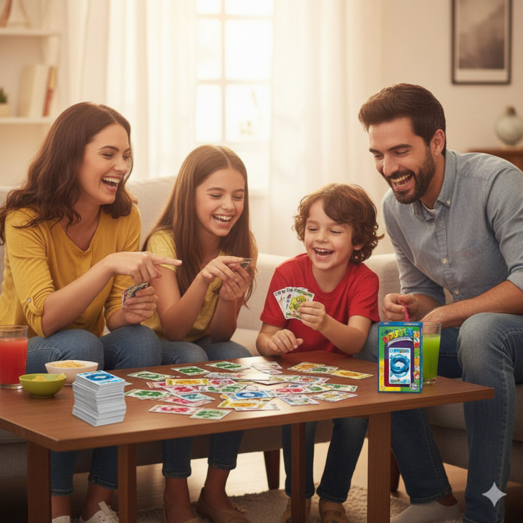 Jogo Uno Double 112 Cartas Diversão em Família Cartas Práticas e Super Divertidas