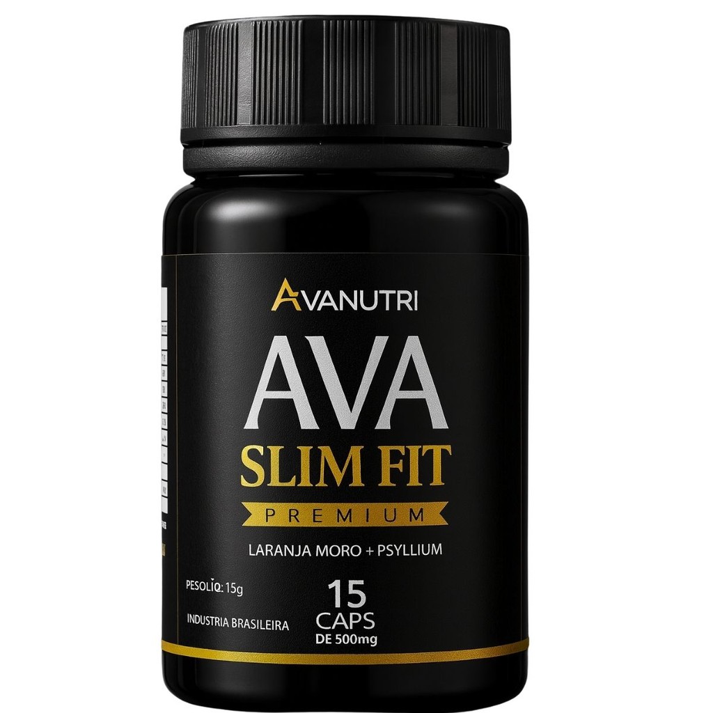 Kit 2 AVA Slim Fit Premium Turbo 15 caps Gold Formula Bariatric Original