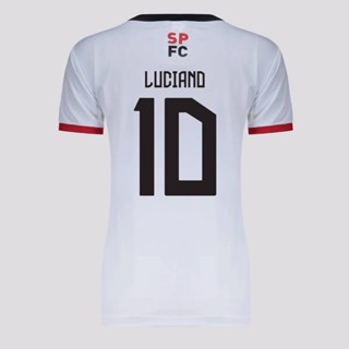 Camisa São Paulo Tela 10 Luciano Feminina Branca em Oferta na Shopee