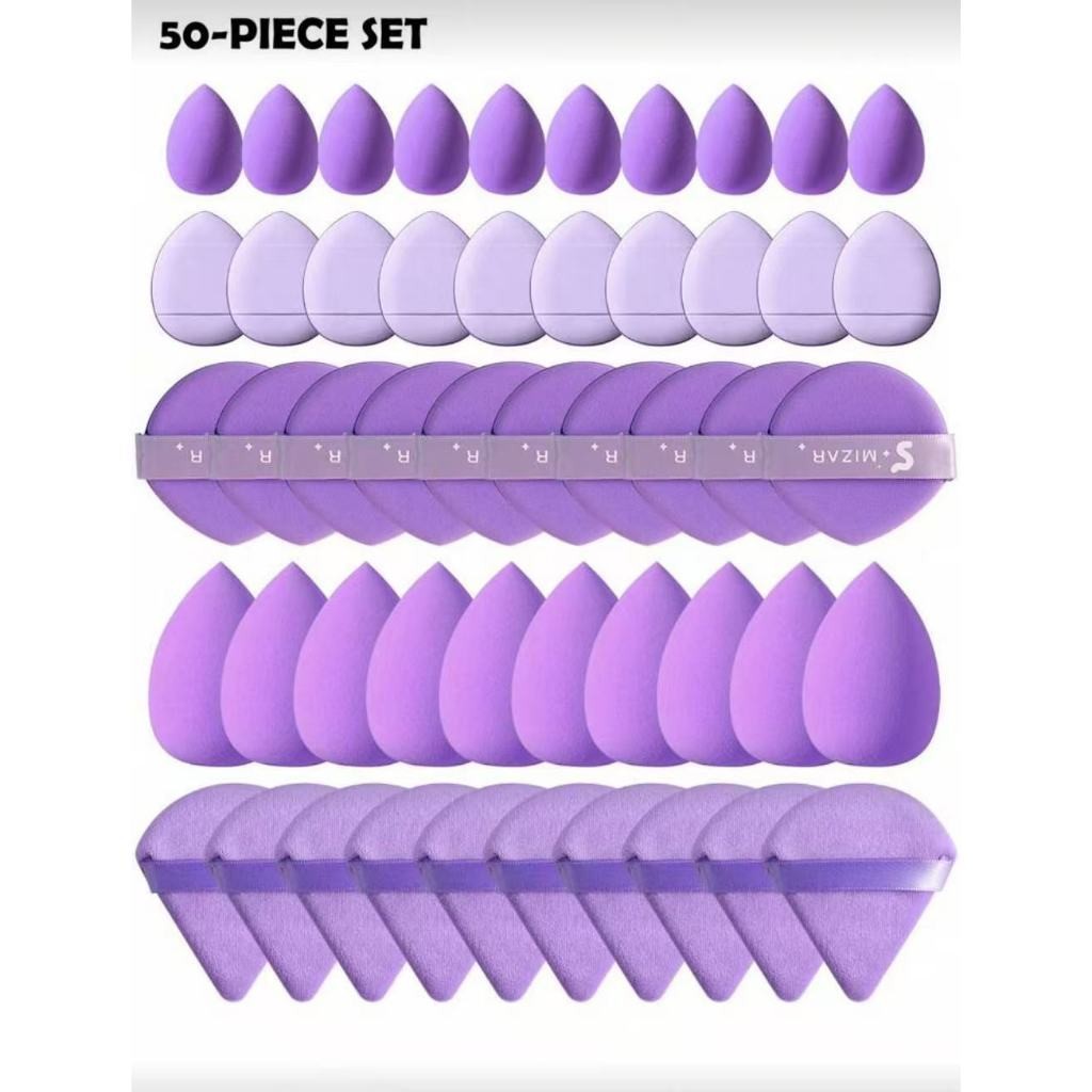 Kit 50 Esponjas para Maquiagem 5 Modelos Multifuncional 025-043 em Oferta na Shopee