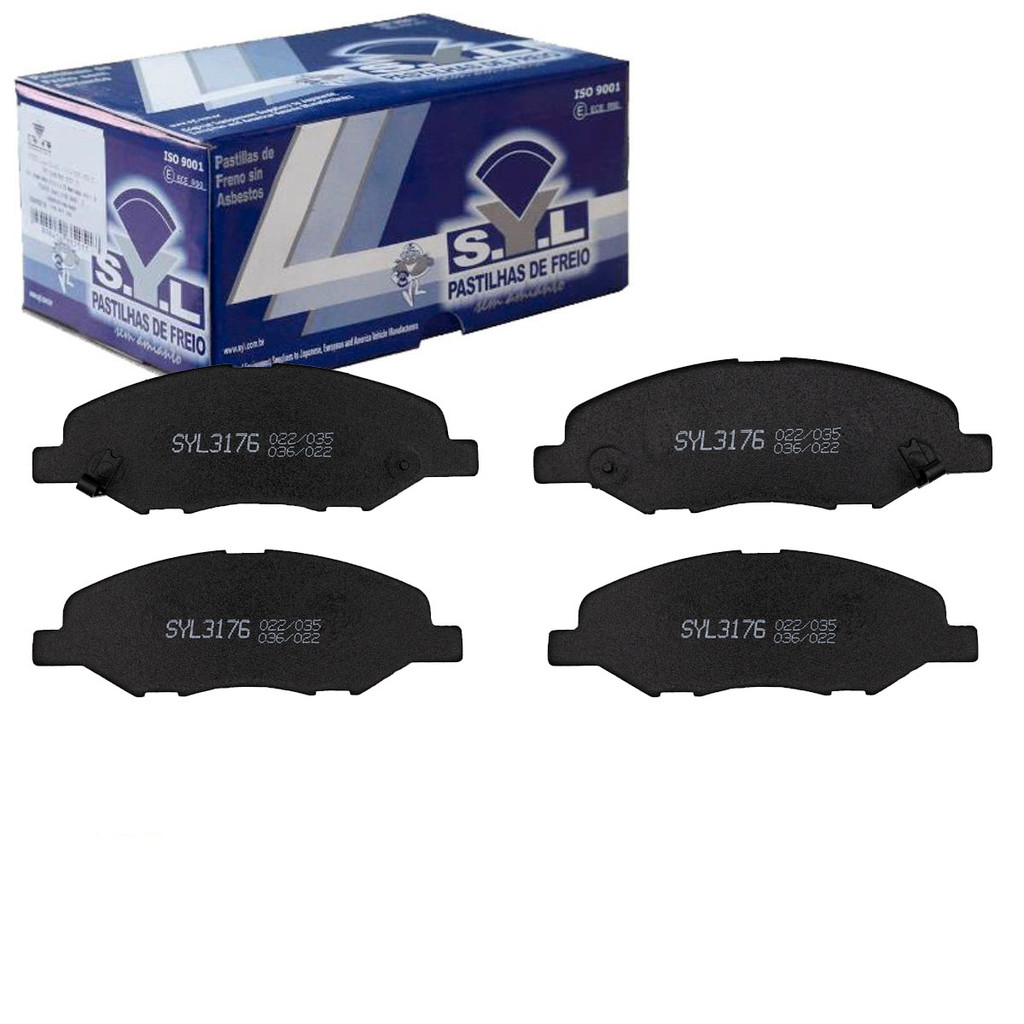 Pastilha De Freio Dianteira Grand Livina 2009 A 2014 / Livina 2009 A 2015 / Tiida 2007 A 2013 - SYL3176