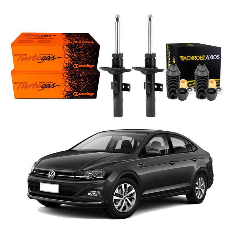 Kit Amortecedor Dianteiro Virtus 1.6 Msi 2017 A 2022 em Oferta na Shopee