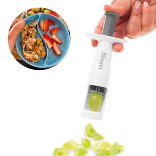 Cortador De Uvas, Tomate Cereja, Frutas e Azeitonas Para Bebês - Prático e Seguro - Clingo em Oferta na Shopee
