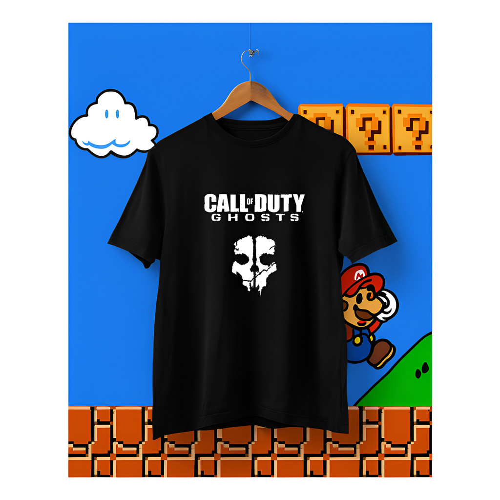Camisa Camiseta Blusa Video Games Gamer Game Palyer Jogos Jogo Masculina Feminina Playstation Call Of Duty Ghosts