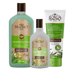 Kit Tio Nacho Reconstrutor SH 415mL + Cond 200mL + LeaveIn 100 mL