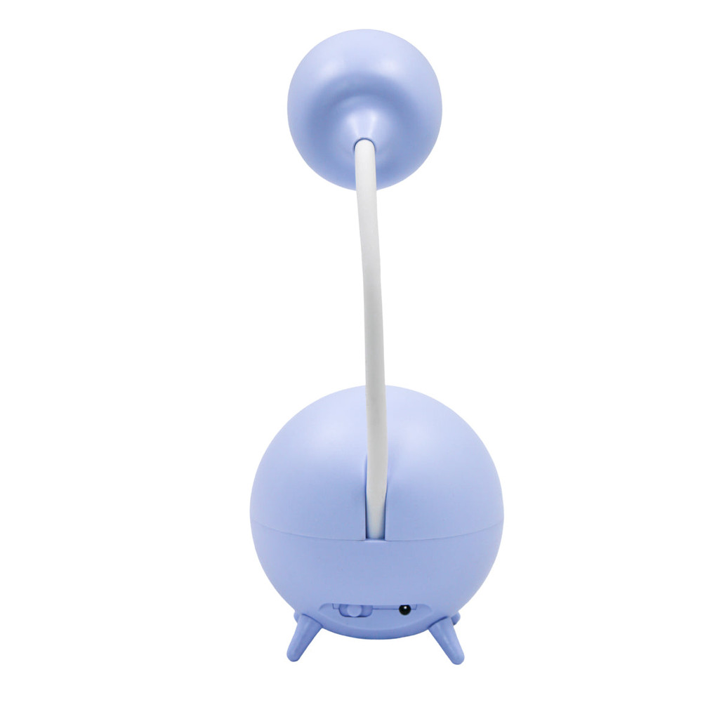 Luminária Articulável USB Portátil Abajur Azul para Estudo