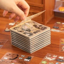 20 Folhas 500 + Pçs Gatos Adesivo Livro Bonito Gato Adesivos Para DIY Decoração Diário Planejadores Portátil Scrapbookin