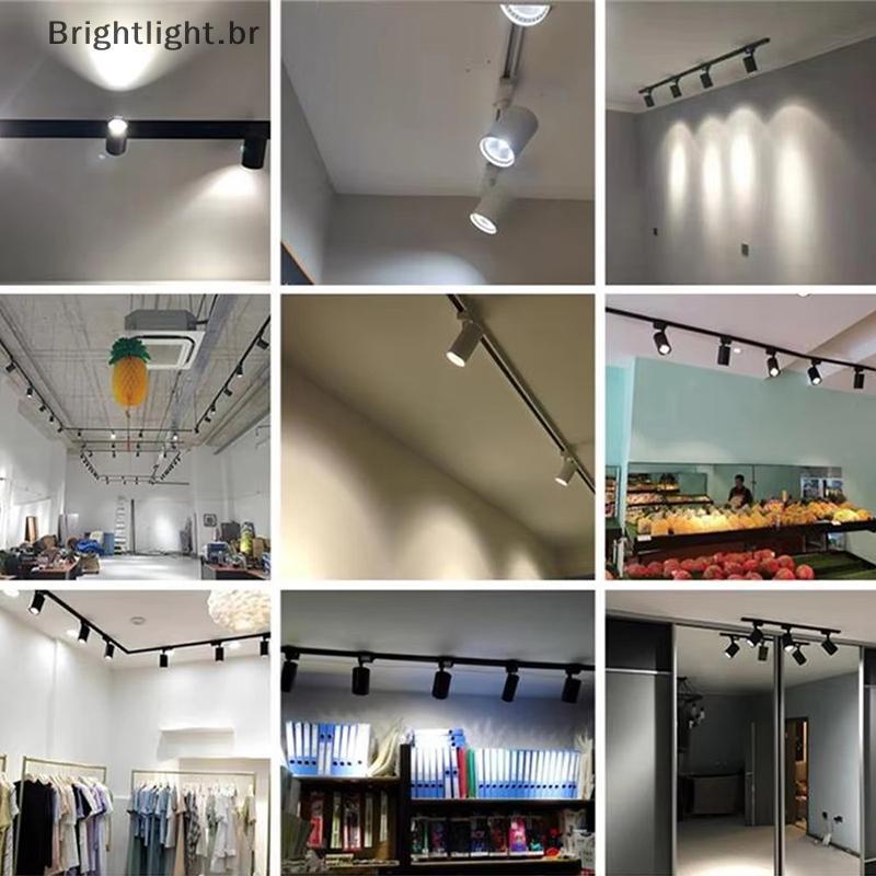 [brightlight.br] LED Tra Light Rail Lighting Refletor Lâmpada De Teto Spot 220V Spotlight Para Cozinha Loja Home [BR]