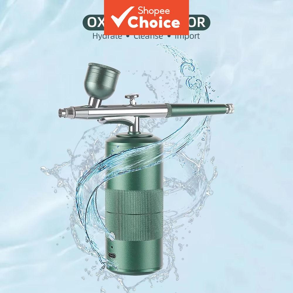 Injetor de oxigênio Pistola de spray manual de alta pressão Nano spray doméstico para salão de beleza, umidificador