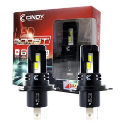 Par Super Led Cinoy Boost 6000 Lumens 6000k H4 C/foco Duplo