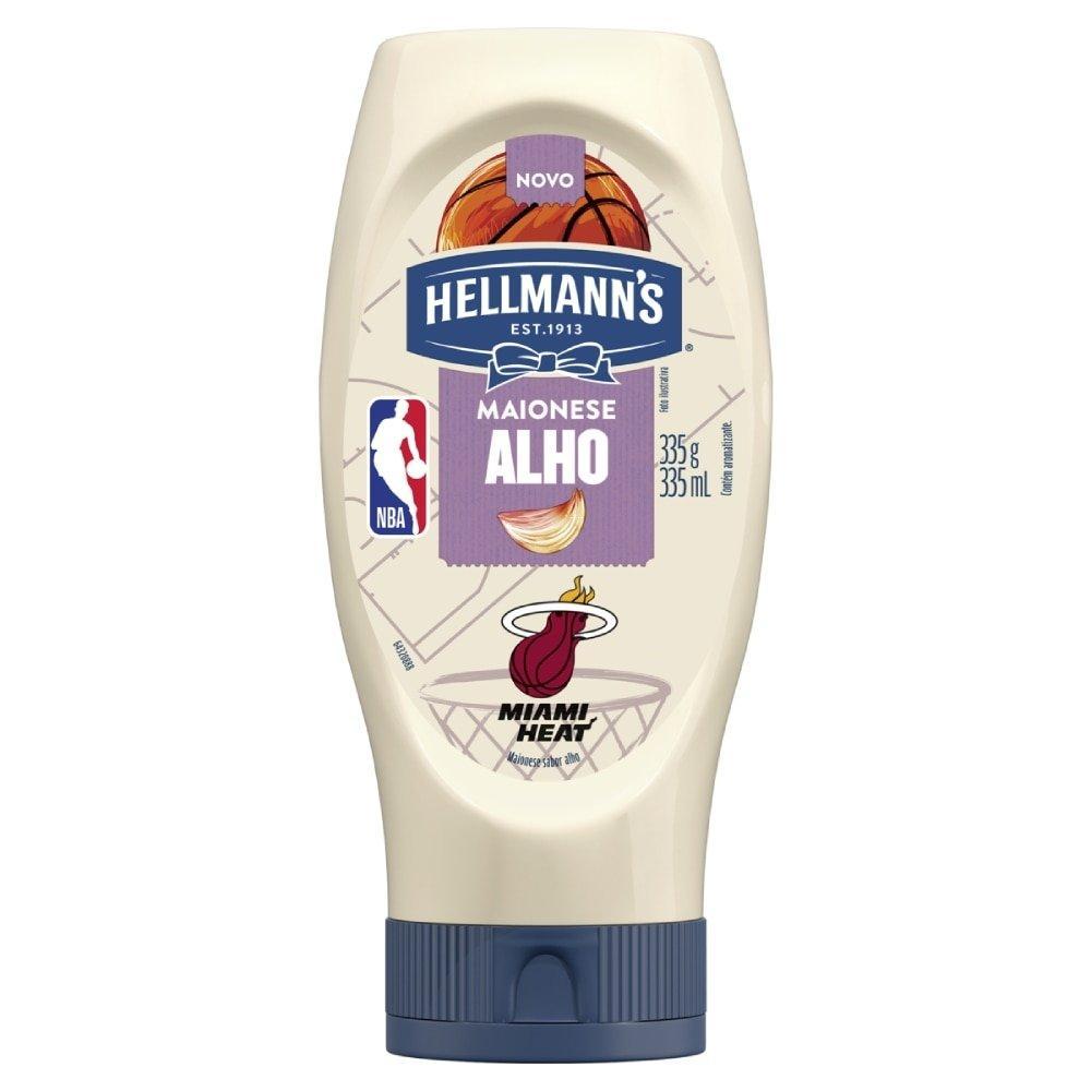 Maionese Hellmann's Alho Squeeze 335g