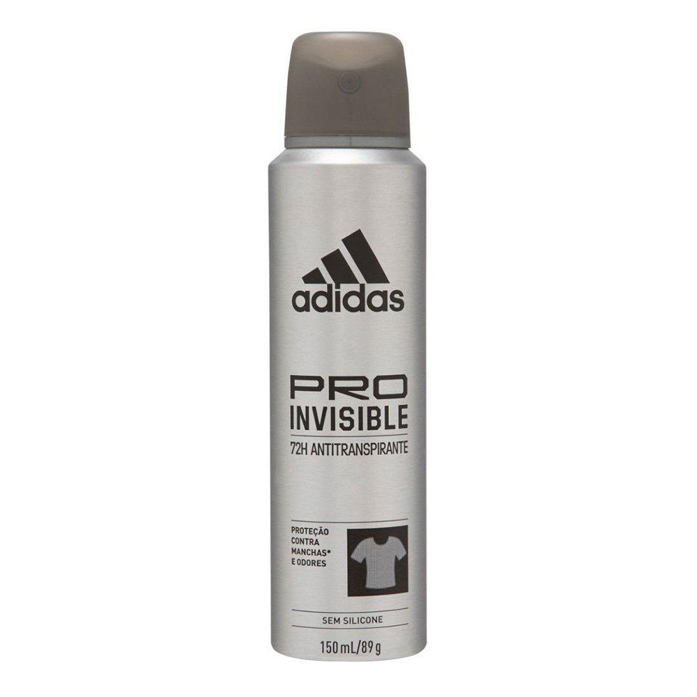 Desodorante Adidas Aerosol Masculino Invisible 150ml