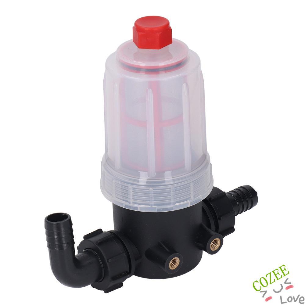 Filtro De Entrada De Mangueira De Jardim COZEEHOME , Água Pulverizador Vermelho De Elemento De 50 Malha , Conector De 25