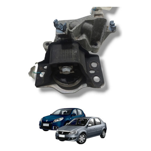 Suporte E Coxim Motor Logan Sandero 2008 2012 (al)