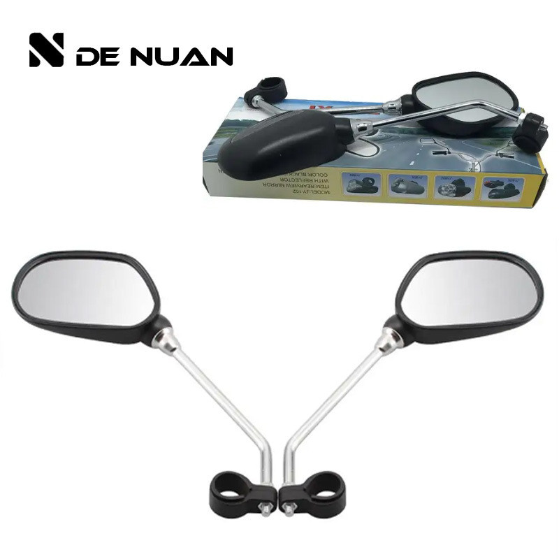 Espelho retrovisor para bicicleta, refletor para bicicleta de montanha, espelho retrovisor de segurança para ciclismo, e