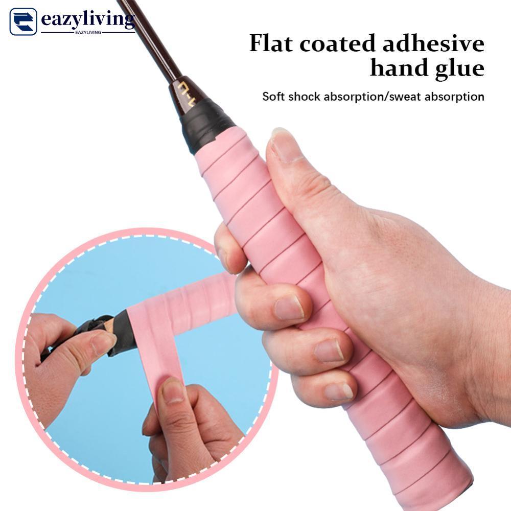 EAZYLIVING Anti Deslizamento Tênis Overgrip Raquete De Sweatband Apertos Padel Absorção De Choque Fita Aperto Acessórios