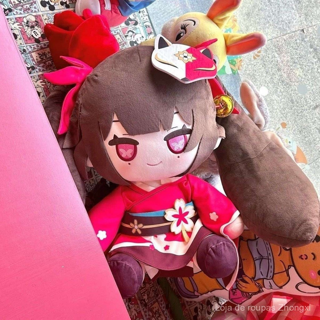20/40cm Honkai: Star Rail Boneca Cosplay Sparkle Dois Corpos Macios de Desenho Animado Vestido de Algodão Travessei 4RVY