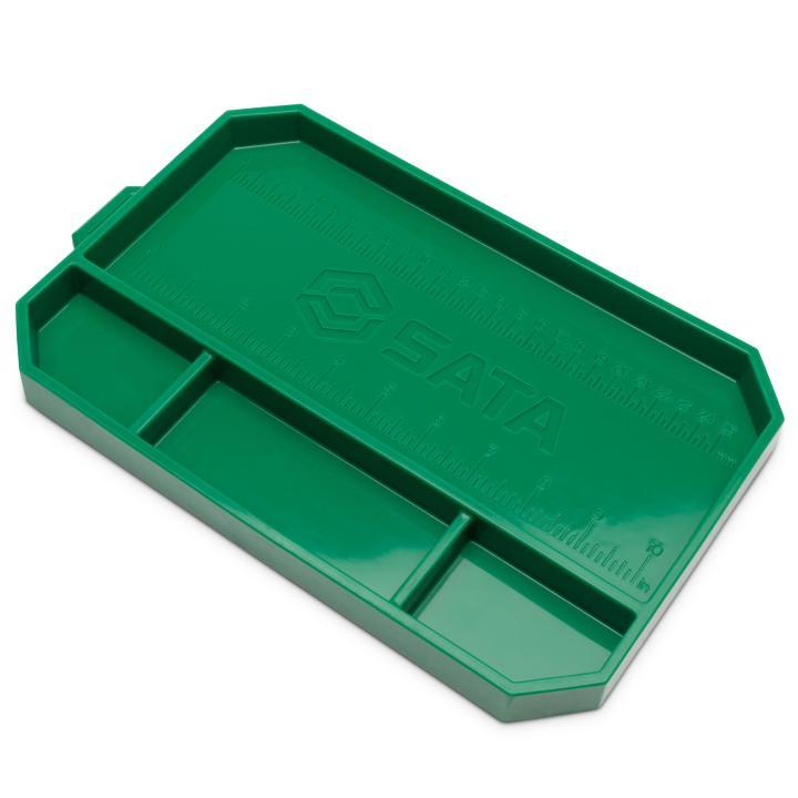 Organizador de Bancada Flexível SATA ST95442 Bandeja Magnética para Parafusos, Porcas e Ferramentas