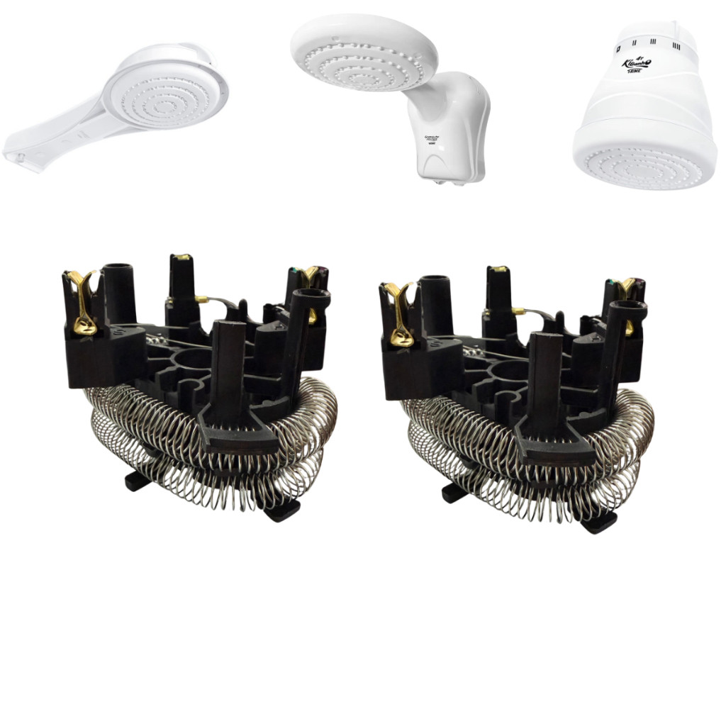 Resistência Vida Longa Fame 4T 6800W 220V - Kibanho Elegance Super Ducha 4T Ducha Original 4T