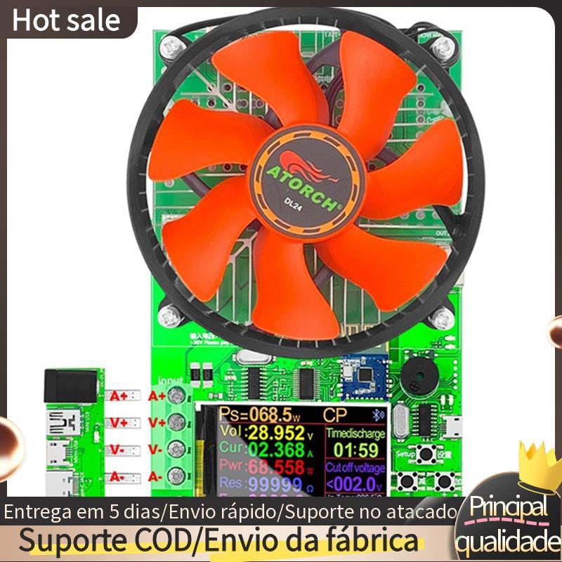 ATORCH 150W 25A Capacidade Da Bateria Testador De 4 Fios DC USB Carga Eletrônica Monitor De Descarga De Lítio Verificado