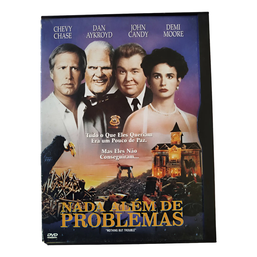 DVD Filme Nada Além De Problemas 1991 Chevy Chase John Candy Demi