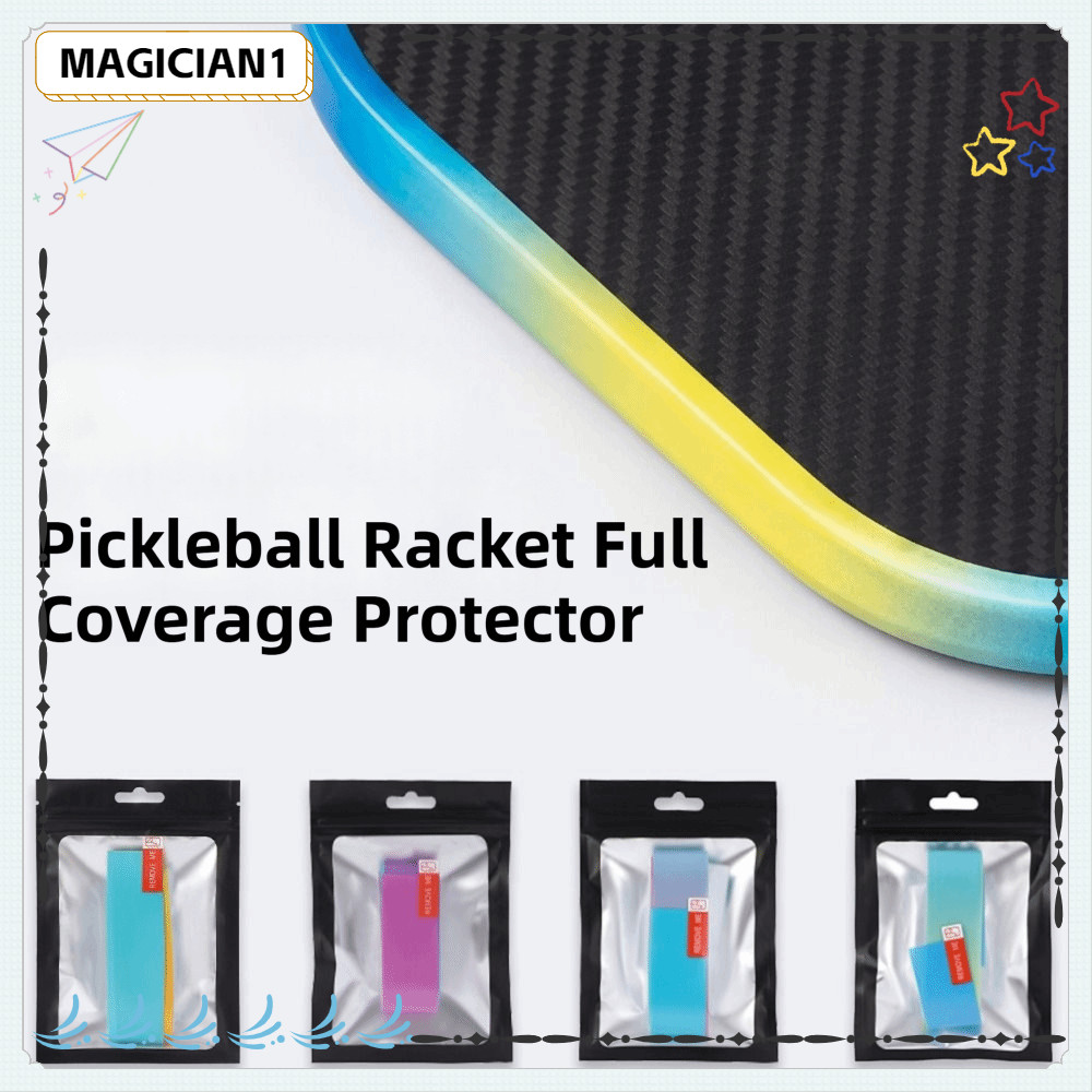 Adesivo De Borda De Raquete De Pickleball MAGICIAN , Fita Cabeça De Remo De Cor Gradiente De 16 Mm , Anti-Queda