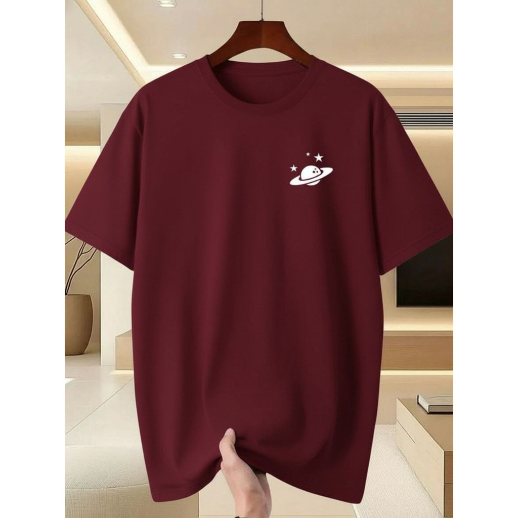 Camiseta Masculina Alien Nave Espacial Algodão Premium T-Shirt Casual Streetwear Academia Confortável