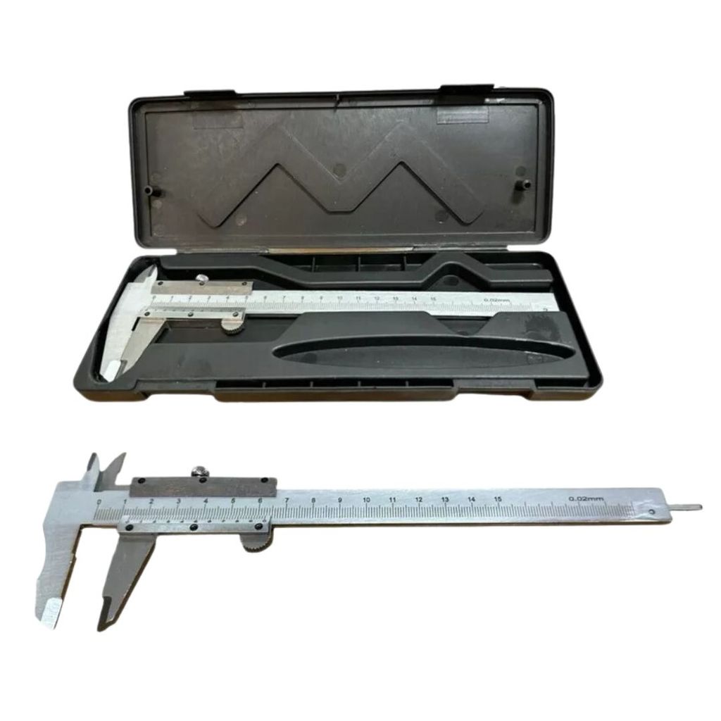 PAQUIMETRO ANALOGICO 150MM ACO INOX MANUAL UNIVERSAL