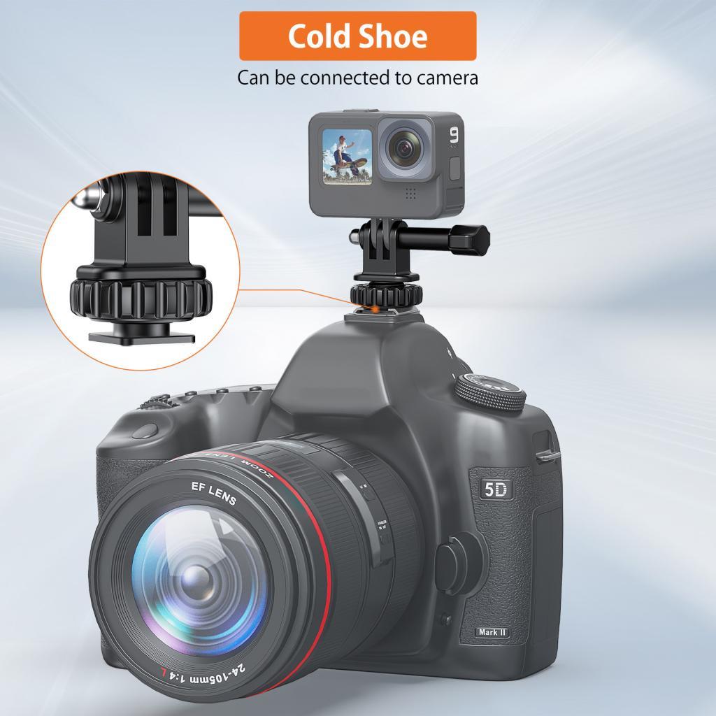 Mallcenter-BR Adaptador de montagem de sapata fria Aumotop com inclinação flexível 180 ° ajustável para substituição de