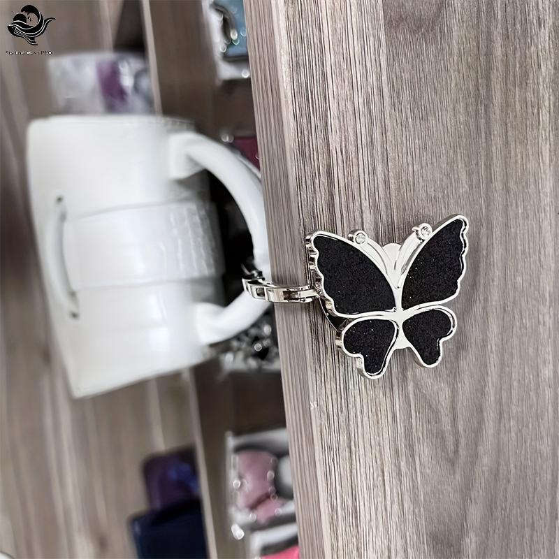 PFG Portátil Borboleta-Laço Saco De Mesa Gancho Moda Multifuncional Dobrável Senhoras Bule Bolsa Para Pendurado FG